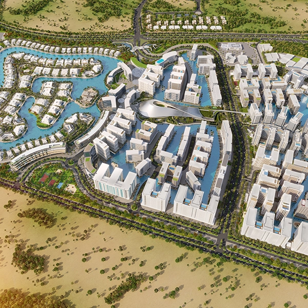 Azizi Venice Dubai lakópark - Vízközpontú közösség, Dubai lakás vásárlás Kelet-Magyarországról