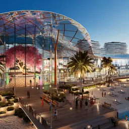 Azizi Venice bevásárló sétány - 148,000 négyzetméter luxus bevásárló zóna Dubai