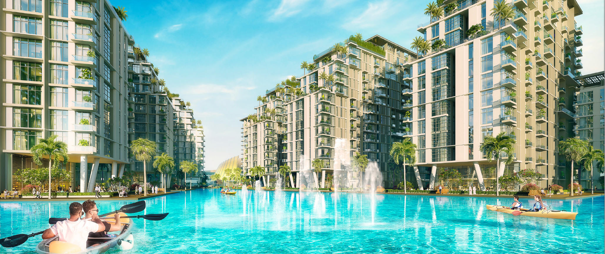 Azizi Venice Dubai lakások - Modern apartmanok 35-110 m², Dubai lakás vásárlás Debrecenből